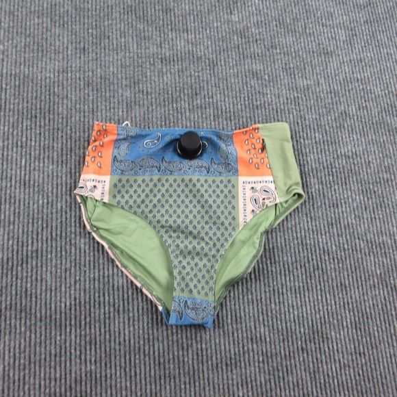Nani Swimwear Other - Nani Swimwear Bottom Womens S Green Patchwork High-Waisted Lined UPF50 NWT